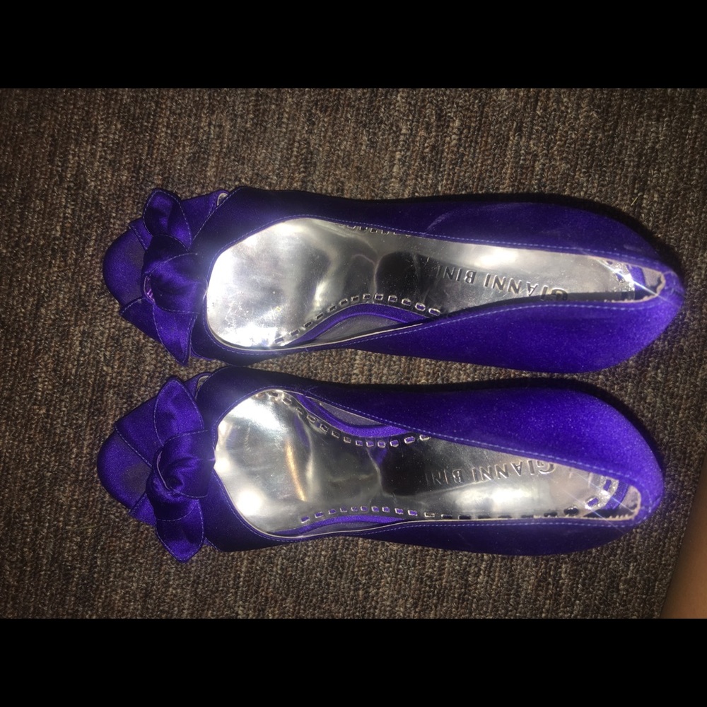 Purple/Blue heels